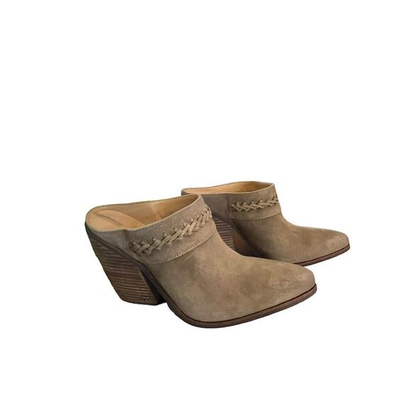 Sam Edelman Alison Mule Olive Suede Women's Size 9.5 New in Box - Picture 2 of 11